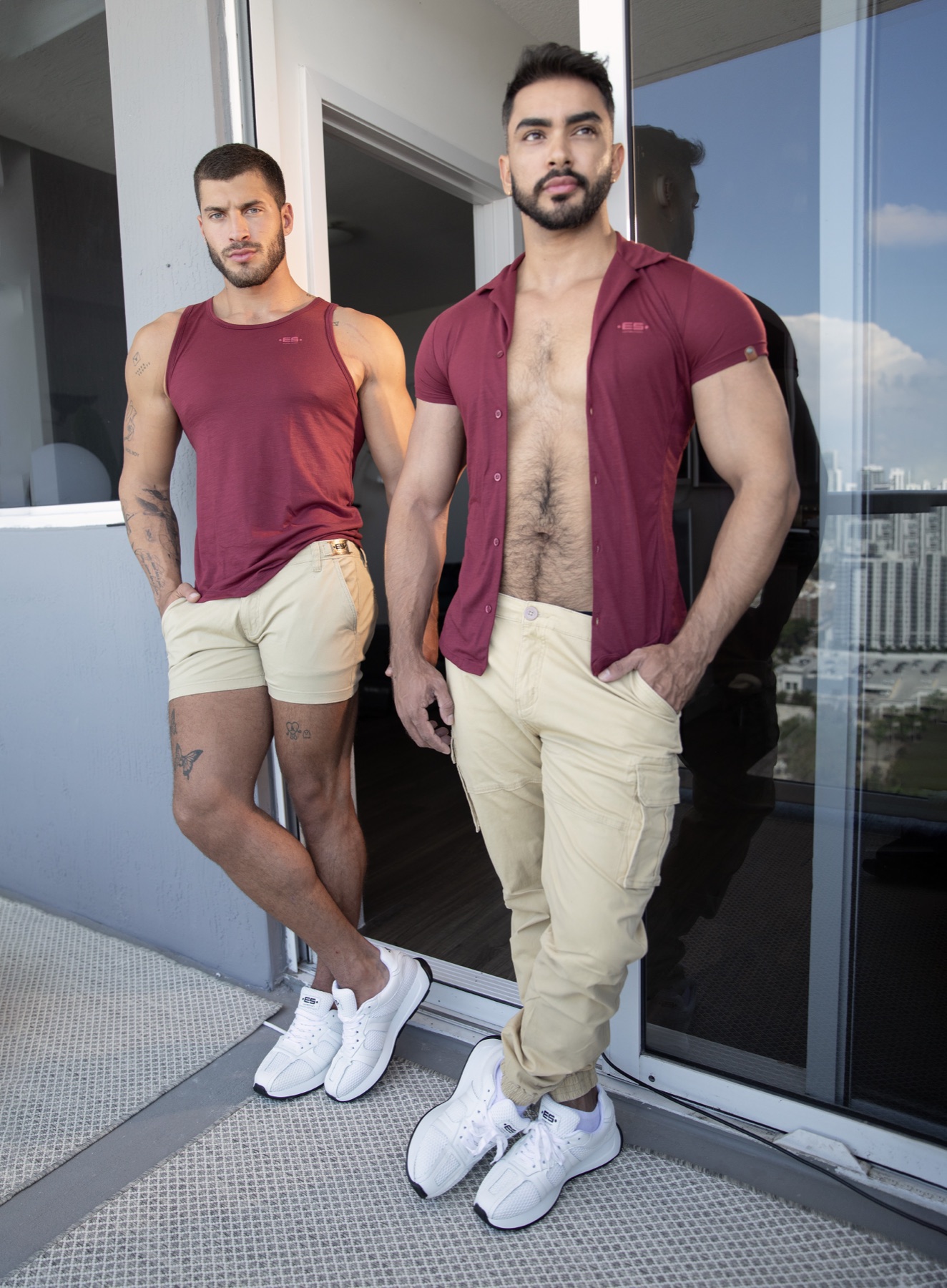 Bordó és bézs Miami Casual 2026 szettek
