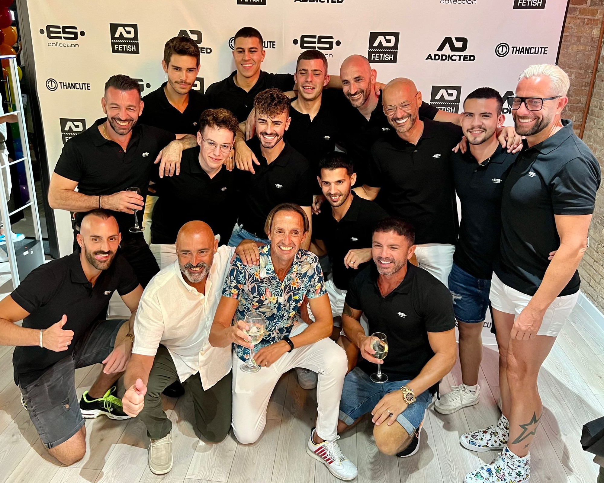 Az ES Collection barcelonai csapata a flagship üzlet megnyitóján